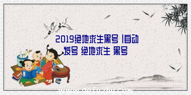 「2019绝地求生黑号」|自动发号